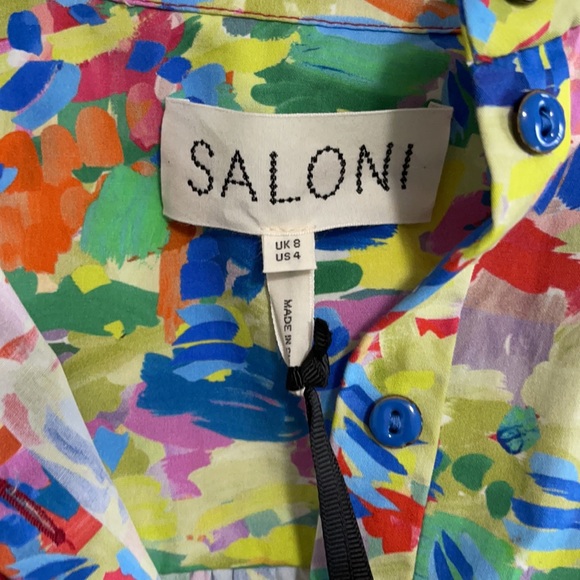 Saloni Tilly Shirt Dress 4 New Pockets! - Picture 2 of 4